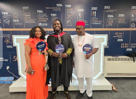 Anambra man emerges best 2024 graduating student of Ulster University, bags 1st class in Pharmacy