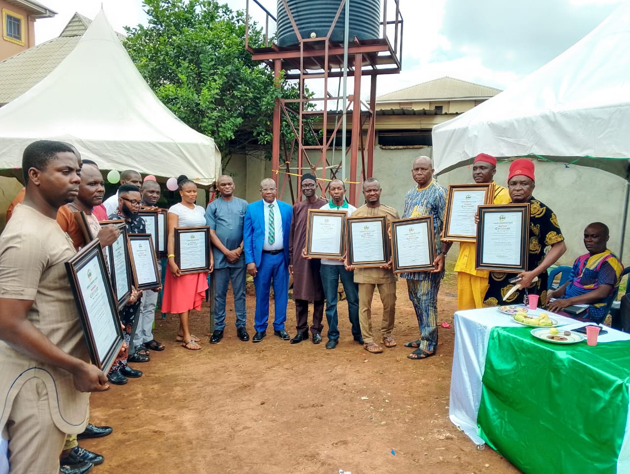   SON awards MANCAP certificates to 16 companies in Nnewi zone, with warning to awardees not to lower standards 