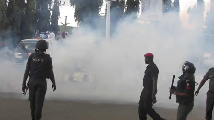 Independence Day: Police fire teargas at protesters in Abuja