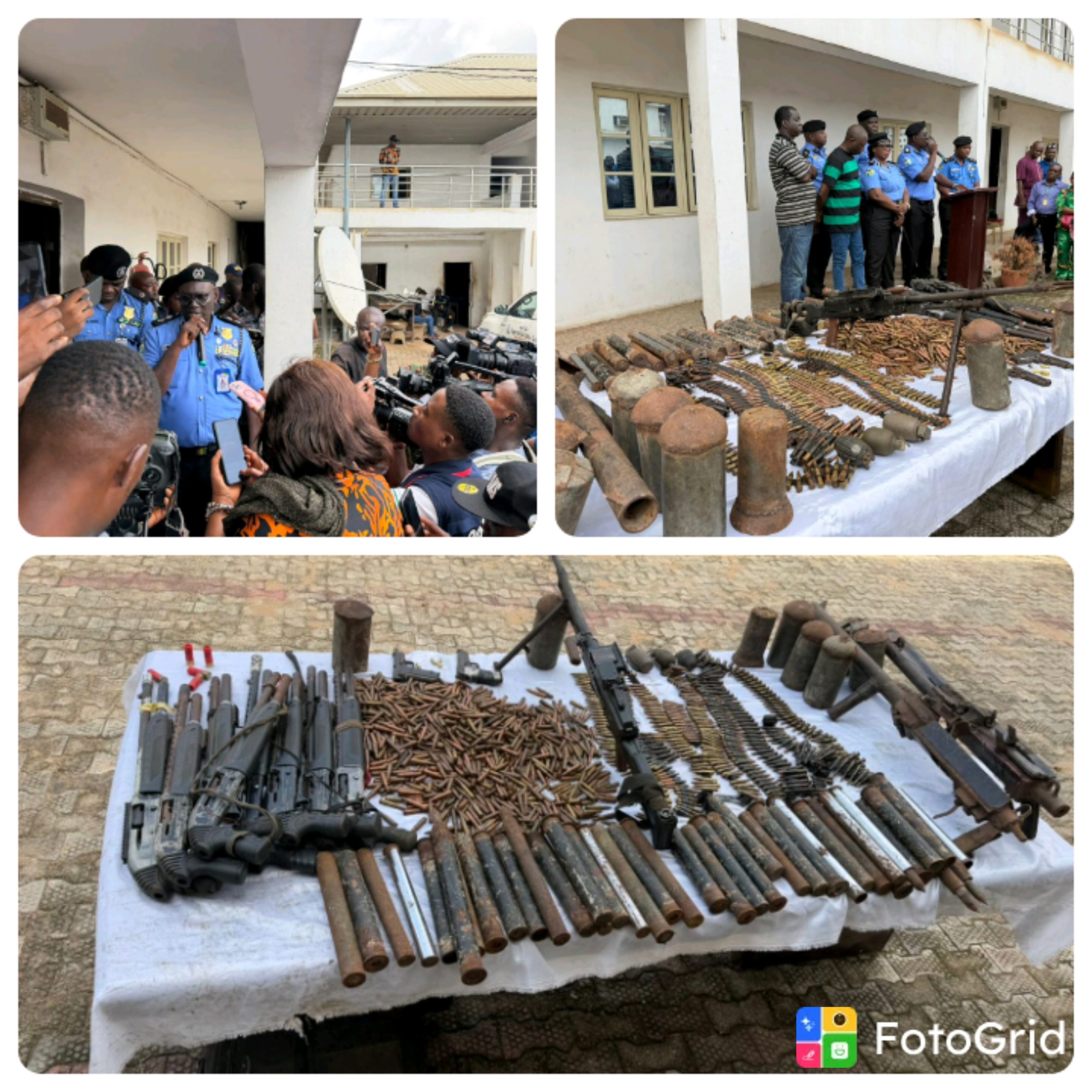 Police rescue abducted Doctor, recover heavy weapons, arrest child trafficking suspect in Anambra