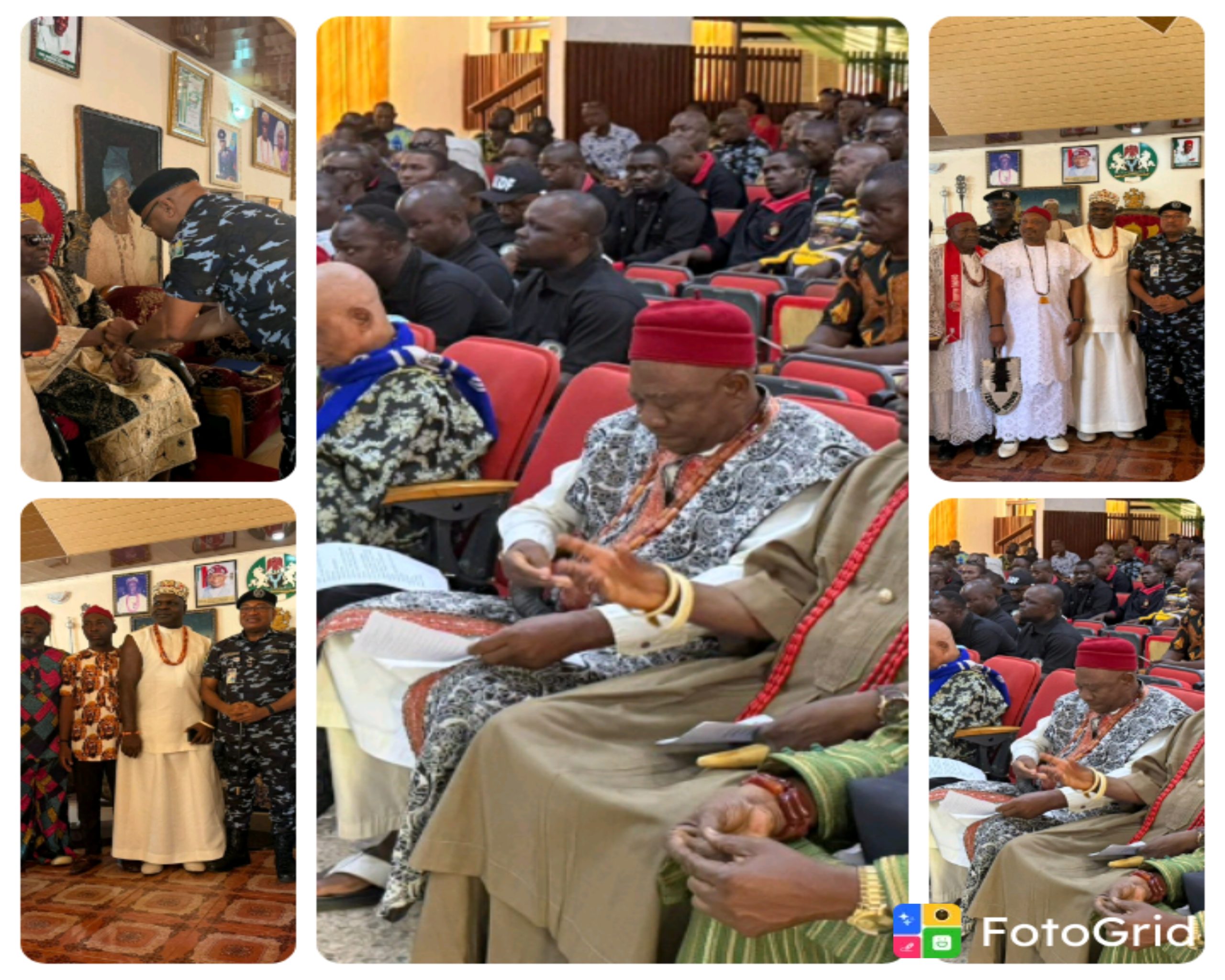 DIG Onwuemelie rallies security stakeholders in Anambra, visits Awka monarch
