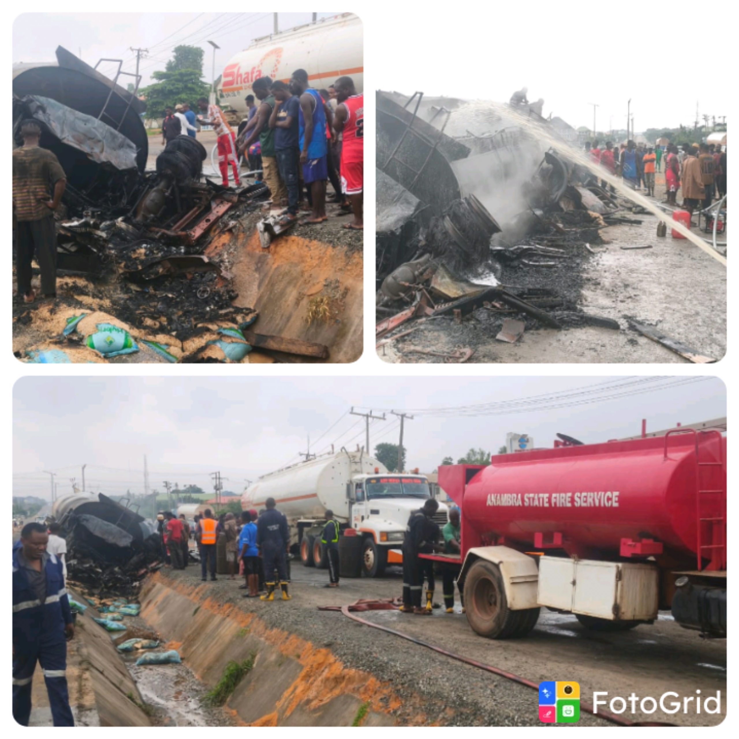 Tanker inferno claims two, injures two in Anambra