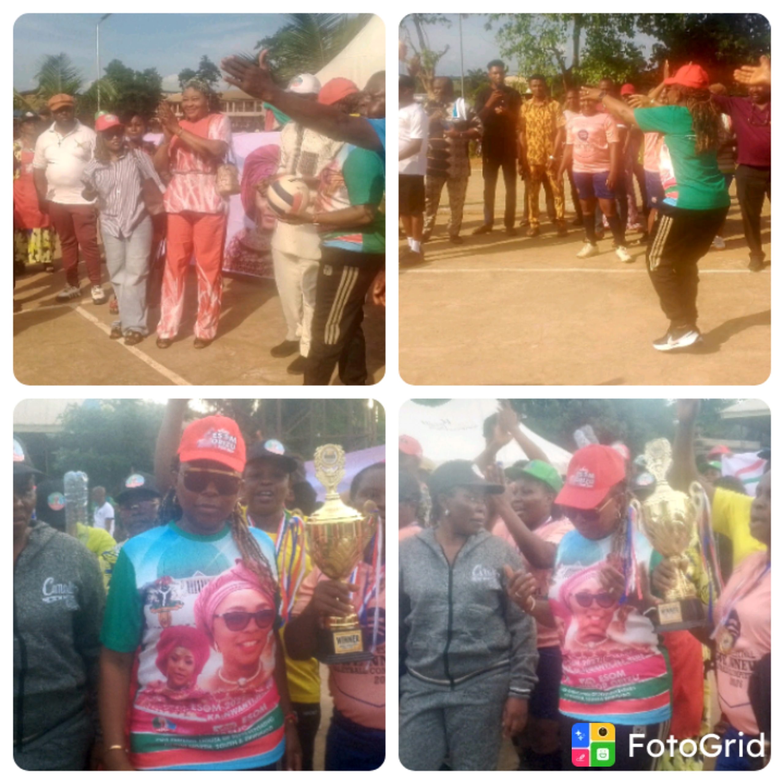 Dame Princess Nwafor-Orizu sponsors volleyball tournament to promote sports in Nnewi
